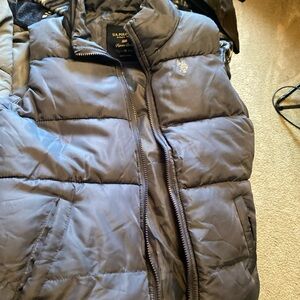 U.S. Polo Assn. Charcoal Puffer Vest